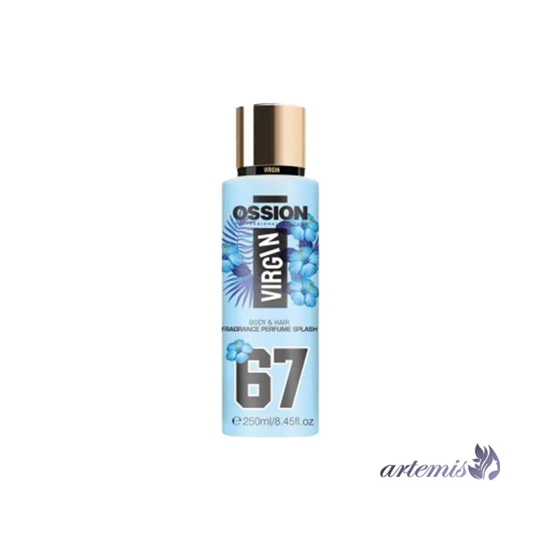 عطر بدن و مو مورفوس شماره 67 مدل Ossion Virgin مناسب برای خانم ها حجم 250 میلیلیتر