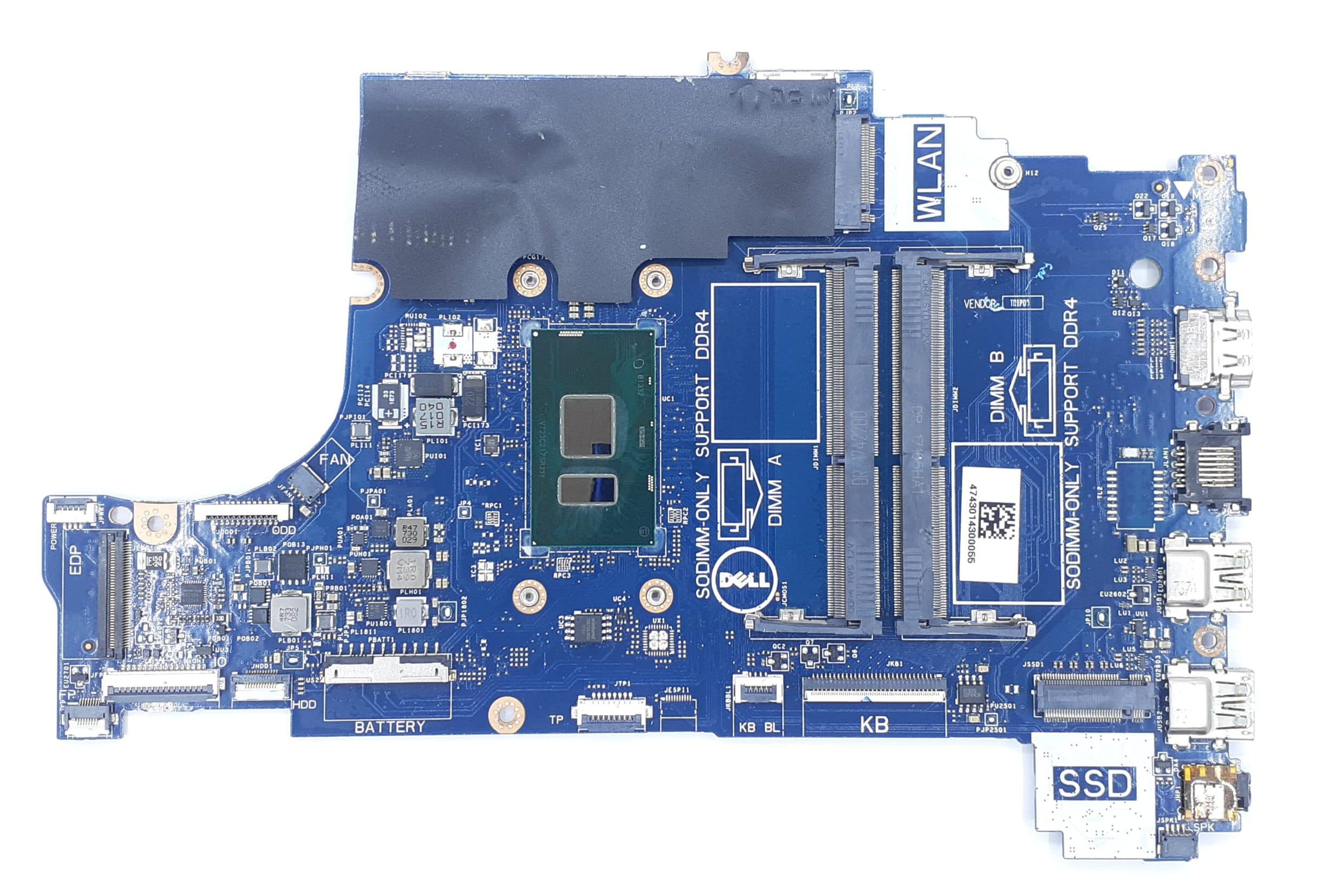 مادربرد لپ تاپ دل Inspiron 5570 (La-F114p) I3-7 بدون گرافیک