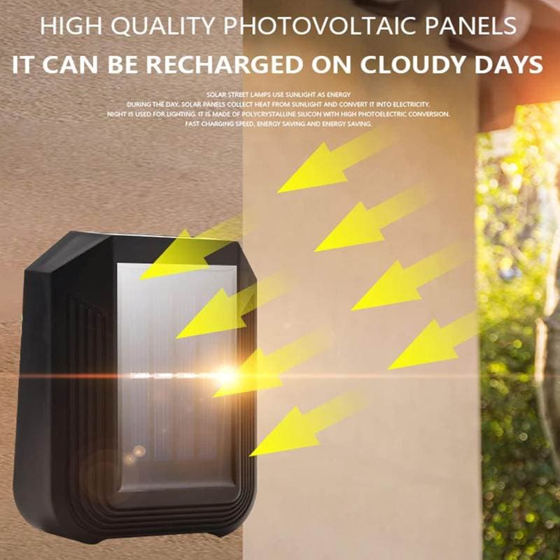 چراغ‌ LED دیواری خورشیدی GZDcjsc — تصویر ۲