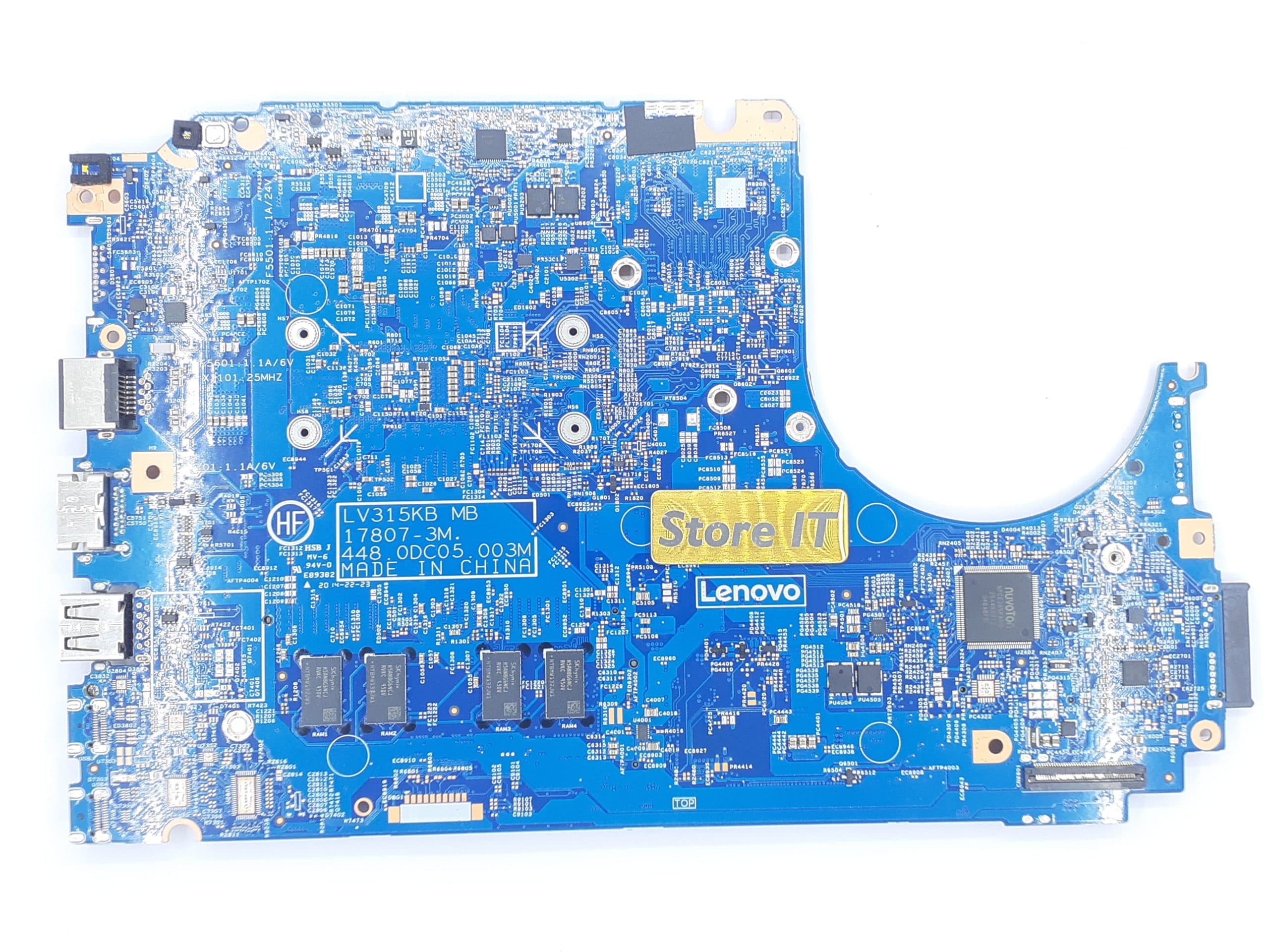 مادربرد لپ تاپ لنوو IdeaPad V130-15IKB (448.0DC05.003M) I3-8 بدون گرافیک — تصویر ۲