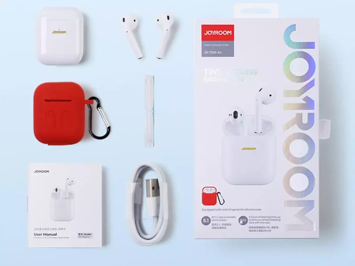 ایرپاد بلوتوثی جوی روم مدل JOYROOM JR-T03S Air — تصویر ۴
