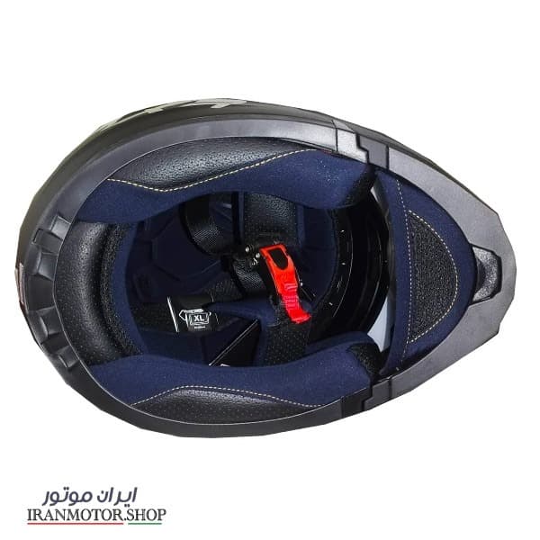 کلاه کاسکت آر ایکس آر مدل فک متحرک عینکدار کد RX_GR2 — تصویر ۲