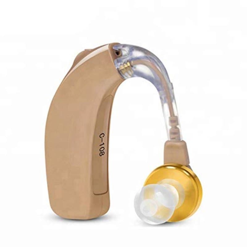 سمعک و تقویت‌کننده صدا پشت گوش AMOI مدل C-108، قابل شارژ، بژ