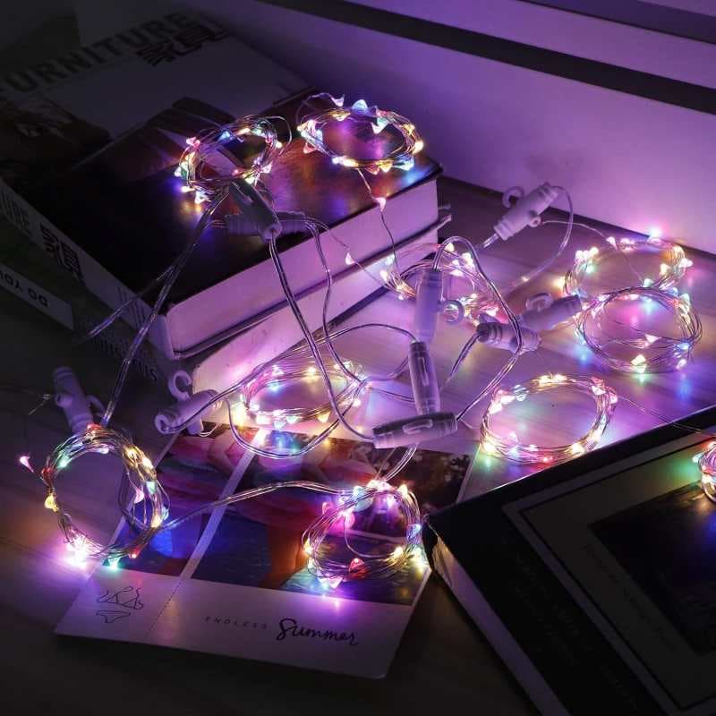 ریسه پرده‌ای USB 3×3 متری برند NINGANME با کنترل از راه دور — تصویر ۳