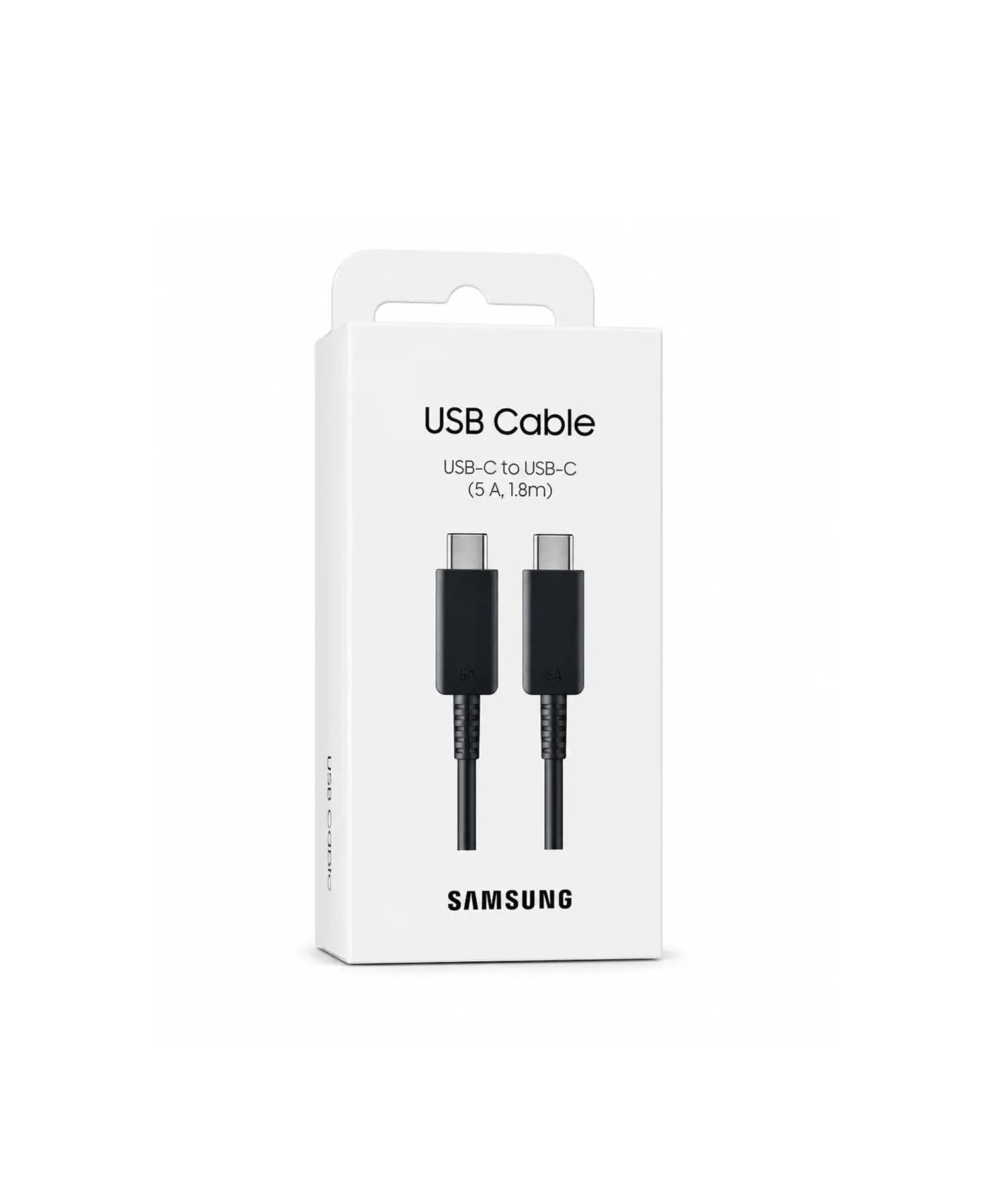 کابل تبدیل Type-C سامسونگ مدل EP-DX510 طول ۱.۸ متر رنگ مشکی — تصویر ۹