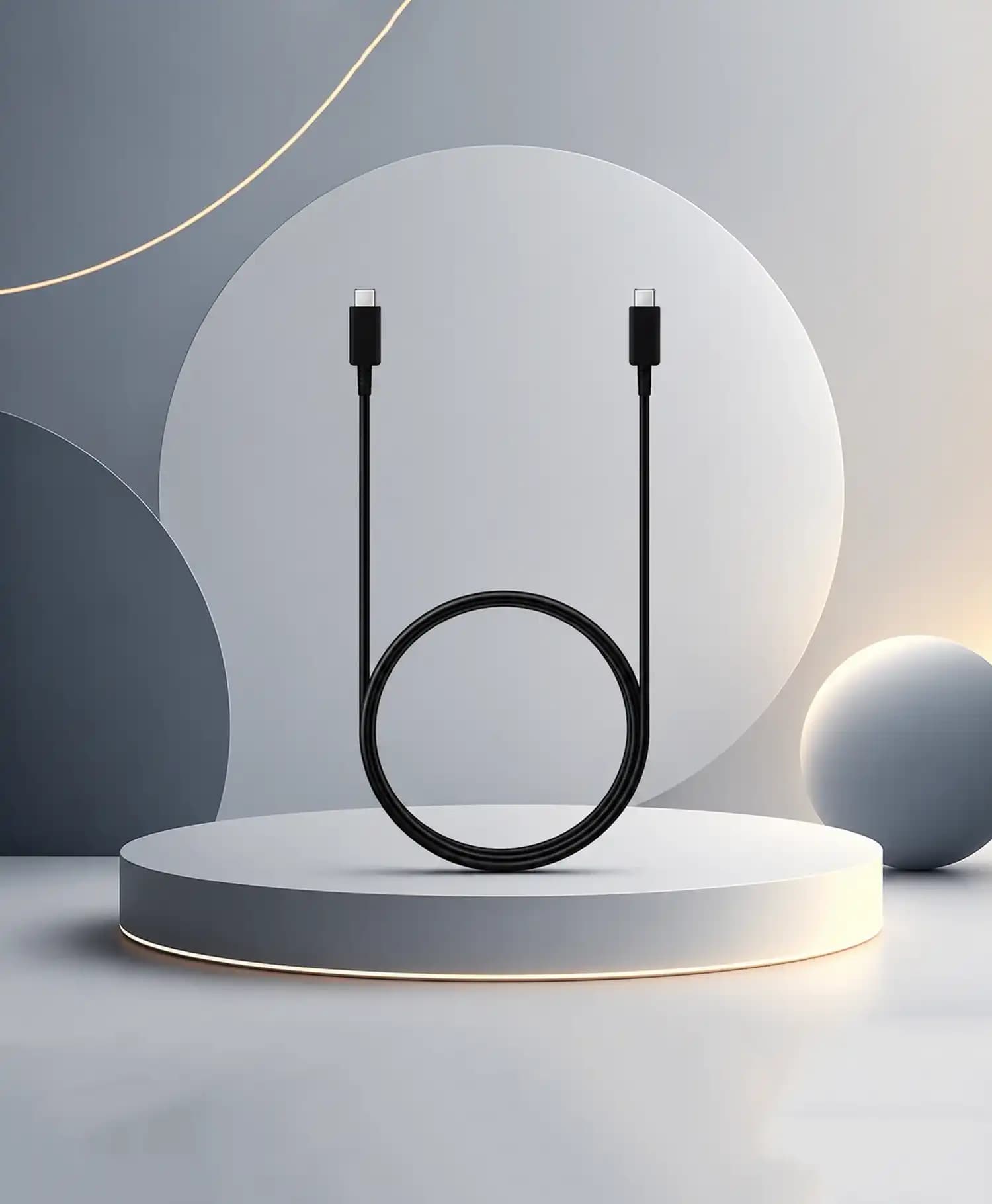 کابل تبدیل Type-C سامسونگ مدل EP-DX510 طول ۱.۸ متر رنگ مشکی — تصویر ۱۰