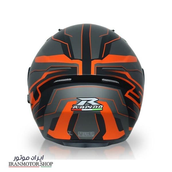 کلاه کاسکت بدون فک راپیدو مدل SRT-Orange OF878 — تصویر ۲