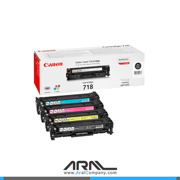 ست رنگی کارتریج کانن مدل CANON 718