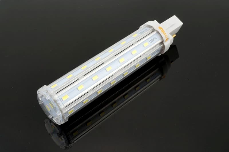 لامپ پایه دو پین LED 13W G24 110V 220V 13W G24 PLC با لامپ افقی دوشاخه با جایگزینی 30W CFL