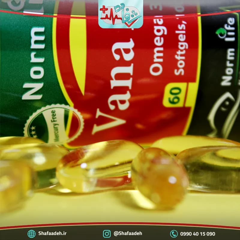 سافت ژل امگا 3 وانا مکس نورم لایف 1000 میلی گرم 60 عددی_ Norm Life Omega3 Vana Max 60 Tabs — تصویر ۲