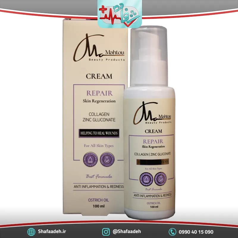 کرم ترمیم کننده ماهتو 100 میلی لیتر _ Mahtou Skin Repairing Cream 100ml