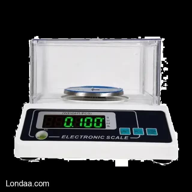 ترازوی 0/001 شارژی Electronic scale ظرفیت 300 گرم
