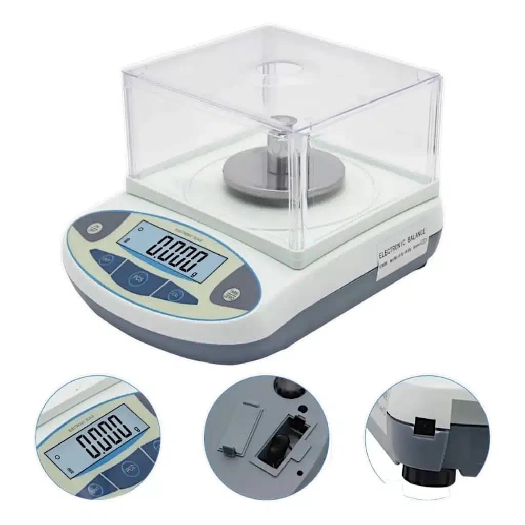 ترازوی دیجیتال ۰/۰۰۱ Electronic Scale ظرفیت 300 گرم — تصویر ۵