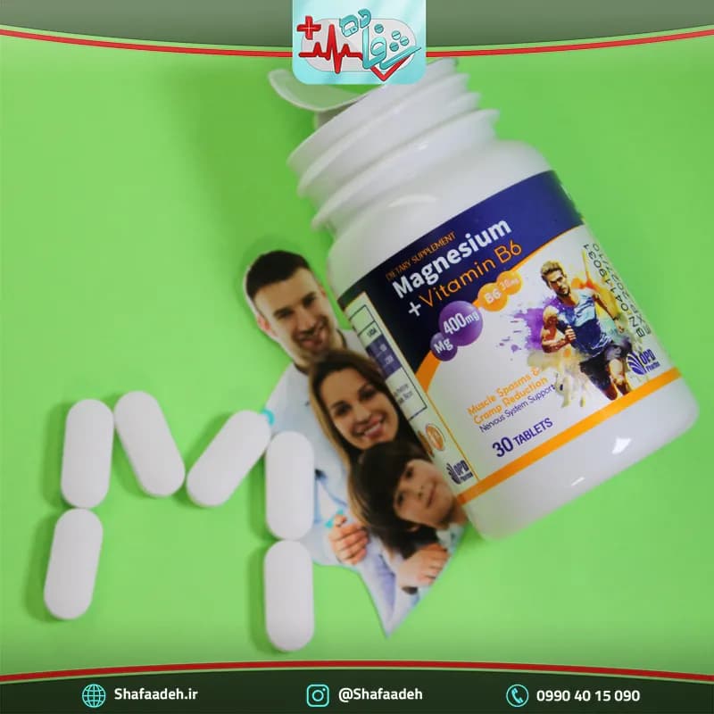 قرص منیزیم و ویتامین B6 او پی دی فارما 30 عدد _ OPD Pharma Magnesium And Vitamin B6 30 Tabs — تصویر ۲