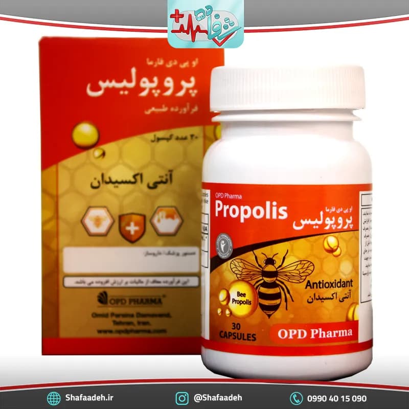 کپسول پروپولیس او پی دی فارما 60 عدد _ OPD pharma Propolis 60 Tabs — تصویر ۳