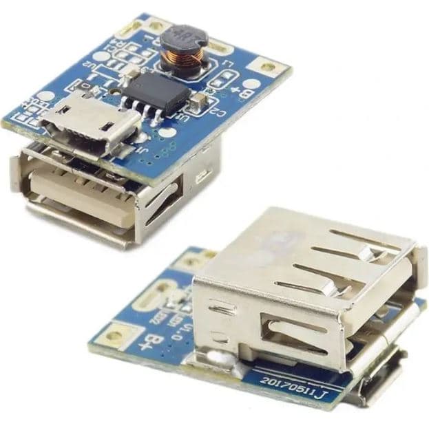 ماژول پاوربانک T6845 با پورت میکرو و خروجی USB — تصویر ۴