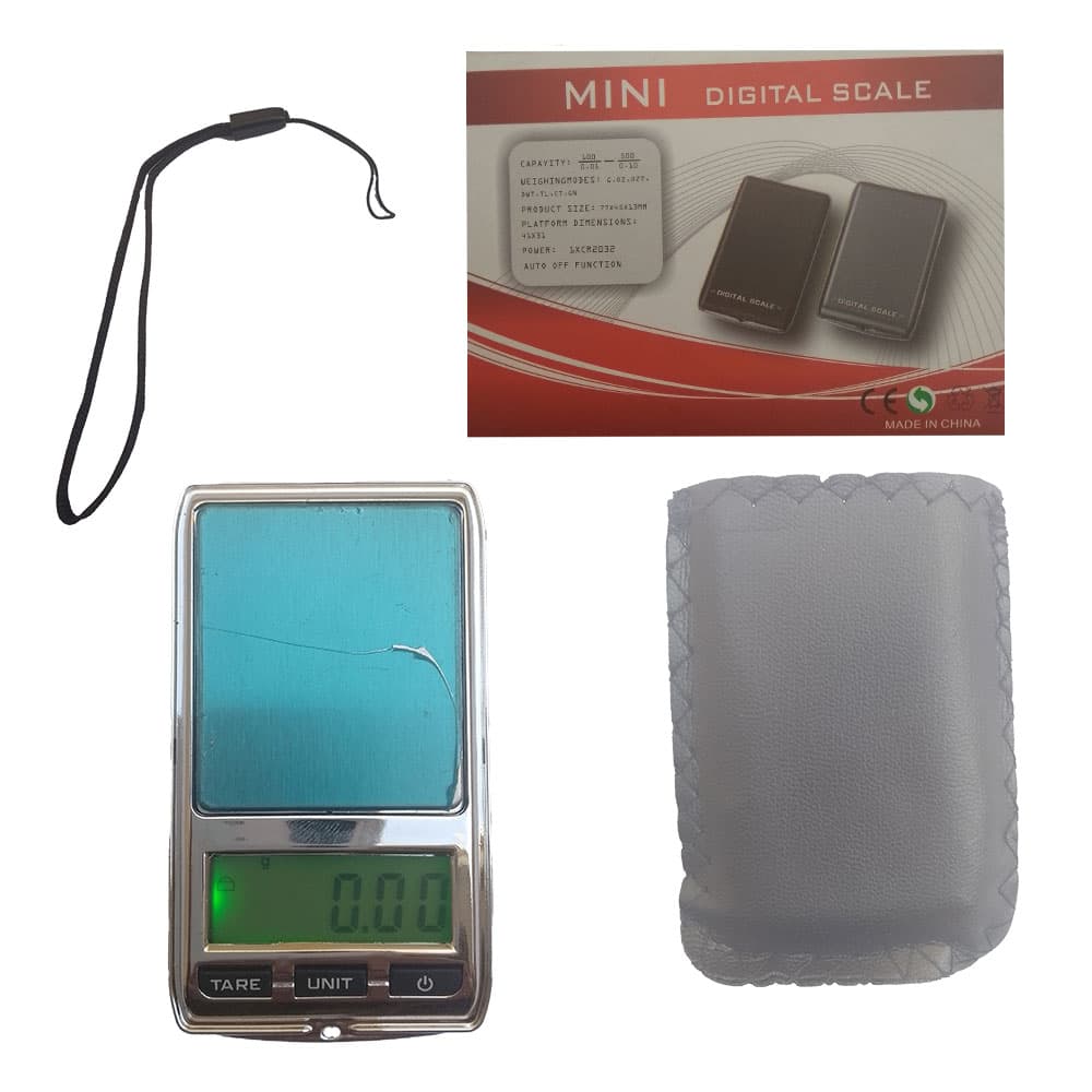 ترازو جیبی دیجیتال KL-22 ظرفیت ۲۰۰ گرم با دقت ۰.۰۱ گرم