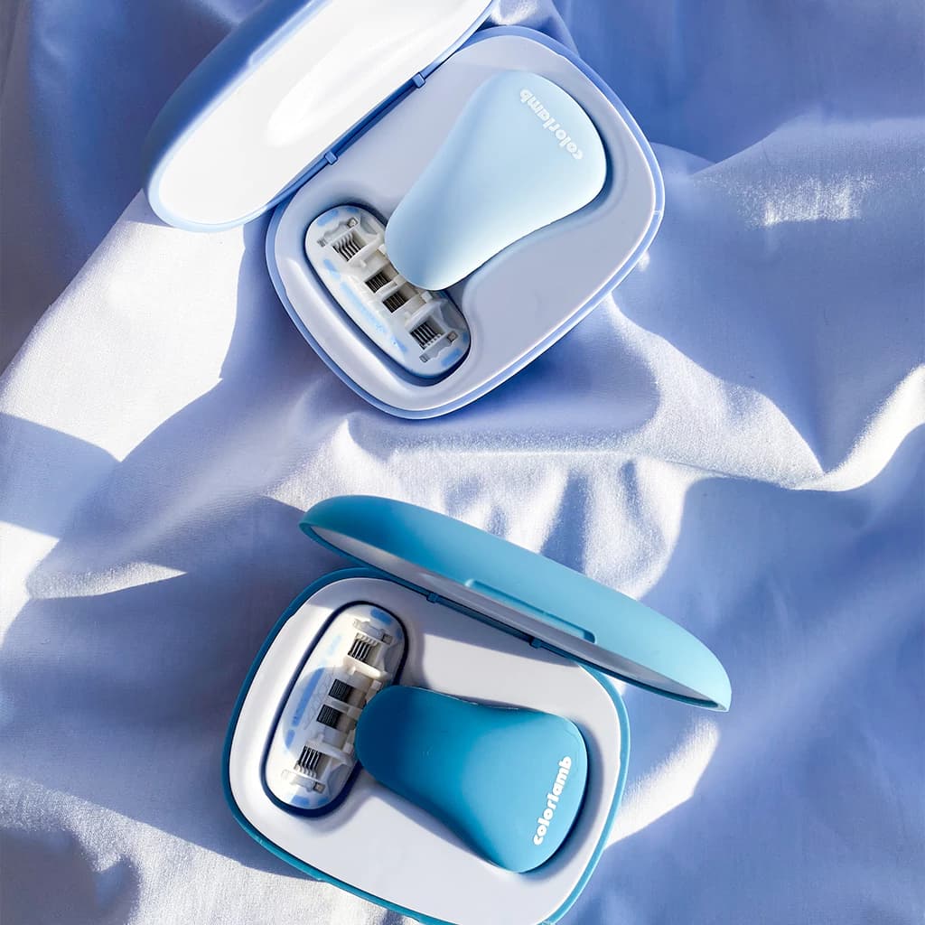 تیغ اصلاح زنانه کالرلمب Portable 1.0 Extra Care مراقبت بیشتر از پوست — تصویر ۳