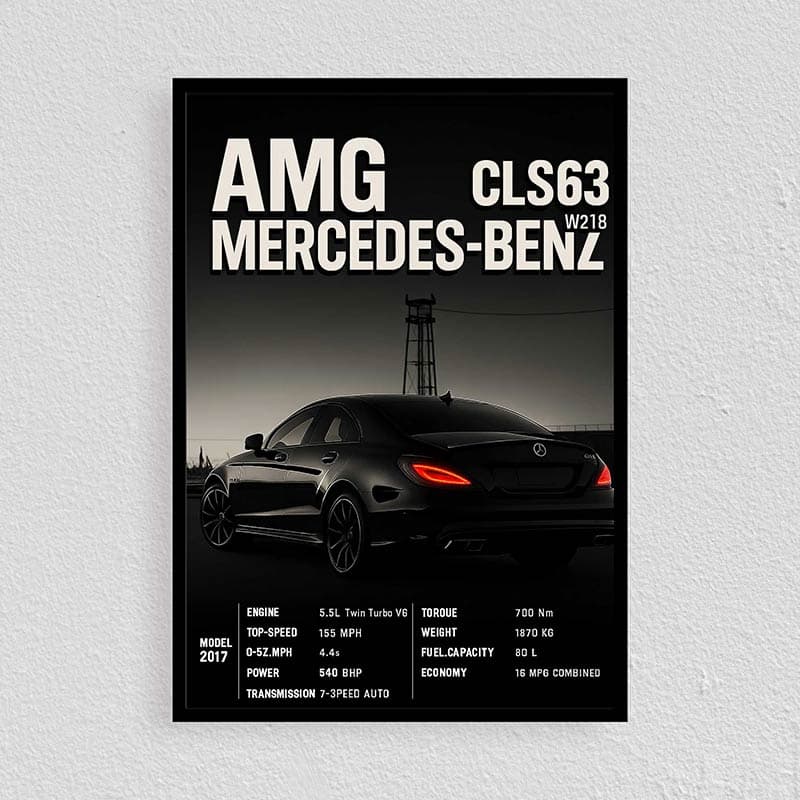 تابلو ماشین مرسدس بنز CLS63 — تصویر ۲