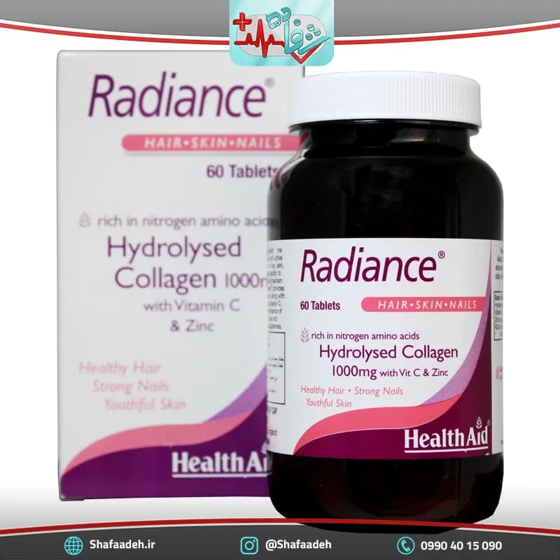 قرص رادیانس هلث اید 60 عددی – Radiance Healthaid 60 Tabs — تصویر ۳