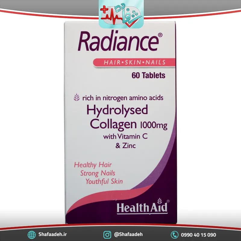 قرص رادیانس هلث اید 60 عددی – Radiance Healthaid 60 Tabs