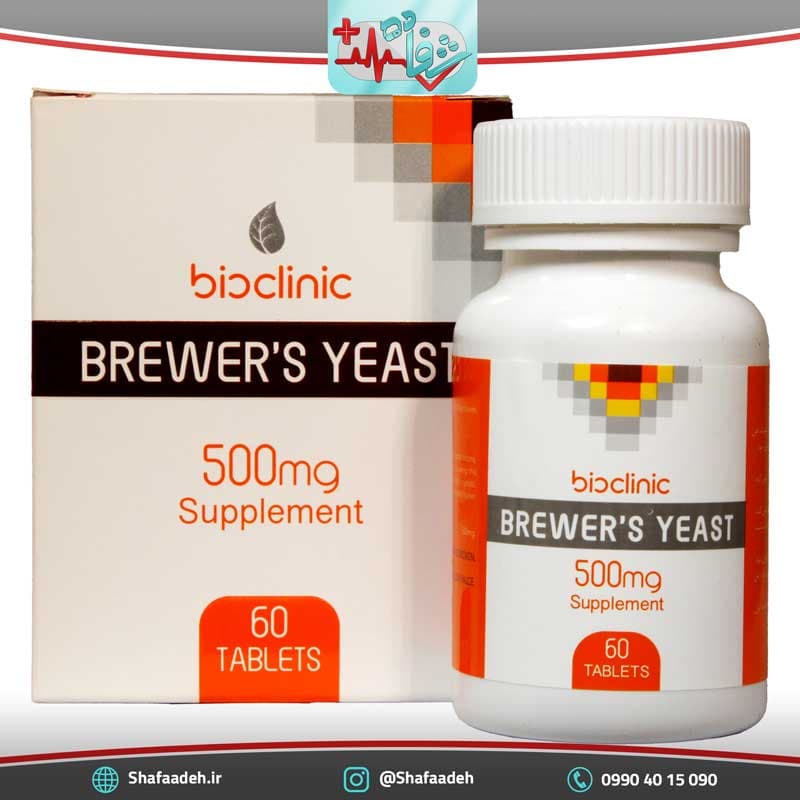 قرص مخمر آبجو 500 میلی گرم بایوکلینیک 60 عدد – Bioclinic Brewers Yeast 60 Tabs