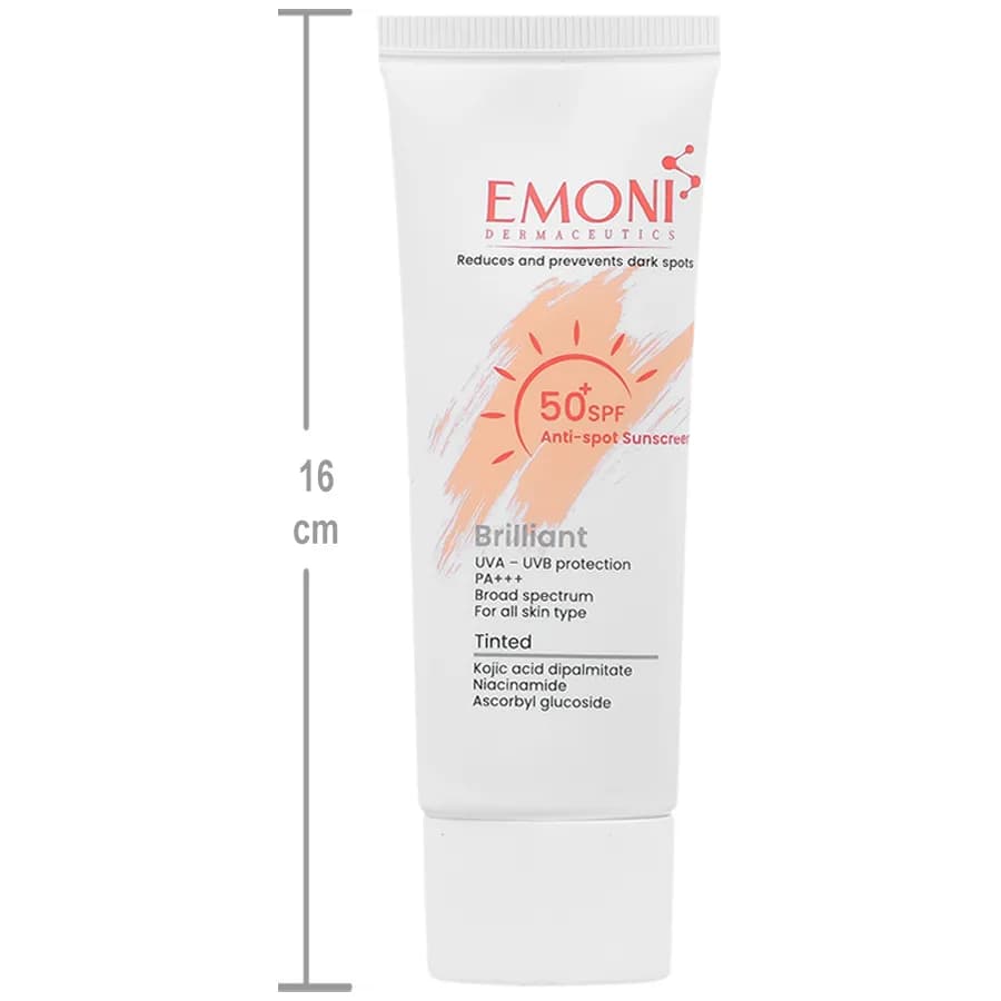 کرم ضد آفتاب ضد لک برلیانت SPF50 امونی — تصویر ۲