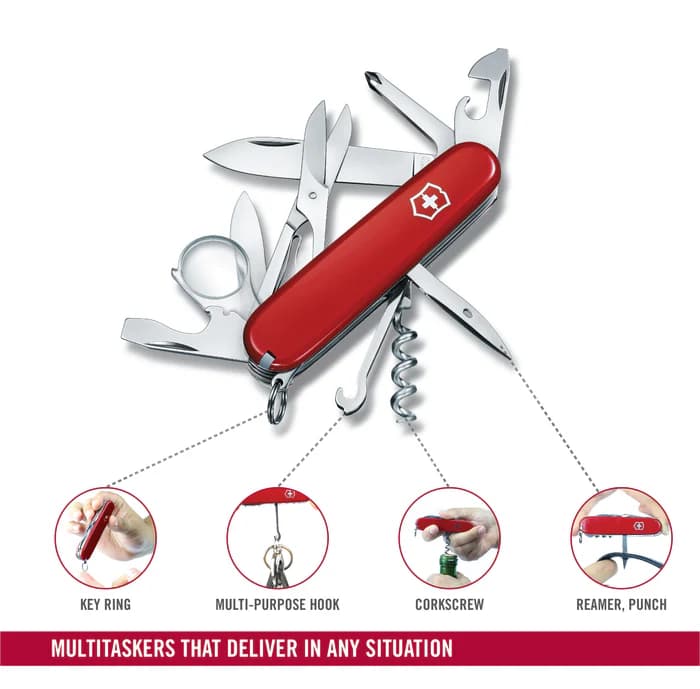 چاقوی ویکتورینوکس مدل Explorer, 91 mm, red کد 1.6703 — تصویر ۴