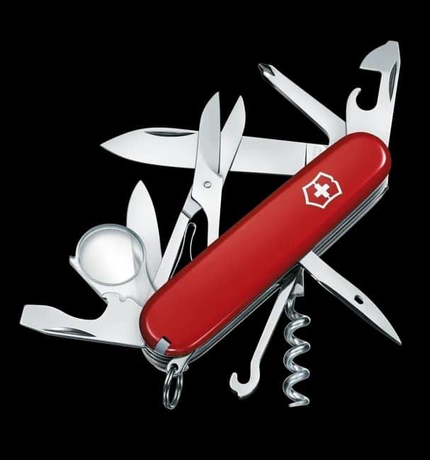 چاقوی ویکتورینوکس مدل Explorer, 91 mm, red کد 1.6703