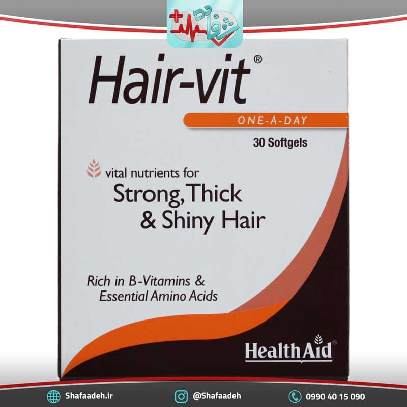 کپسول سافت ژل هیرویت هلث اید 30 عددی – Health Aid Hairvit 30 tabs