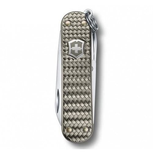 چاقو VICTORINOX مدل Classic SD Precious Alox, 58 mm, Infinite Gray کد 0.6221.4031G — تصویر ۳
