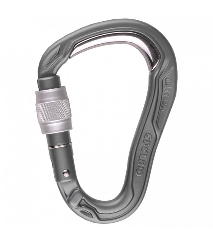 کارابین پیچ بالت پروف طوسی ادلراید EDELRID HMS Bulletproof screw