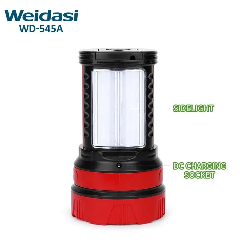چراغ قوه لنترنی شارژی ویداسی مدل WD-545A — تصویر ۴