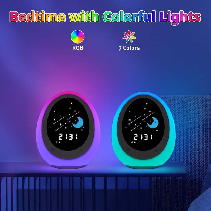 نویز سفید، ساعت زنگ دار و چراغ خواب کودکان برند BUTTING مدل YF300 — تصویر ۷