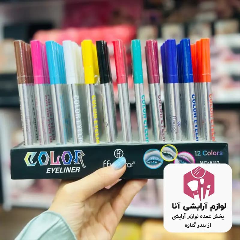 خط چشم رنگی بسته ۷۲ عددی (پخش عمده لوازم آرایشی آنا) — تصویر ۴