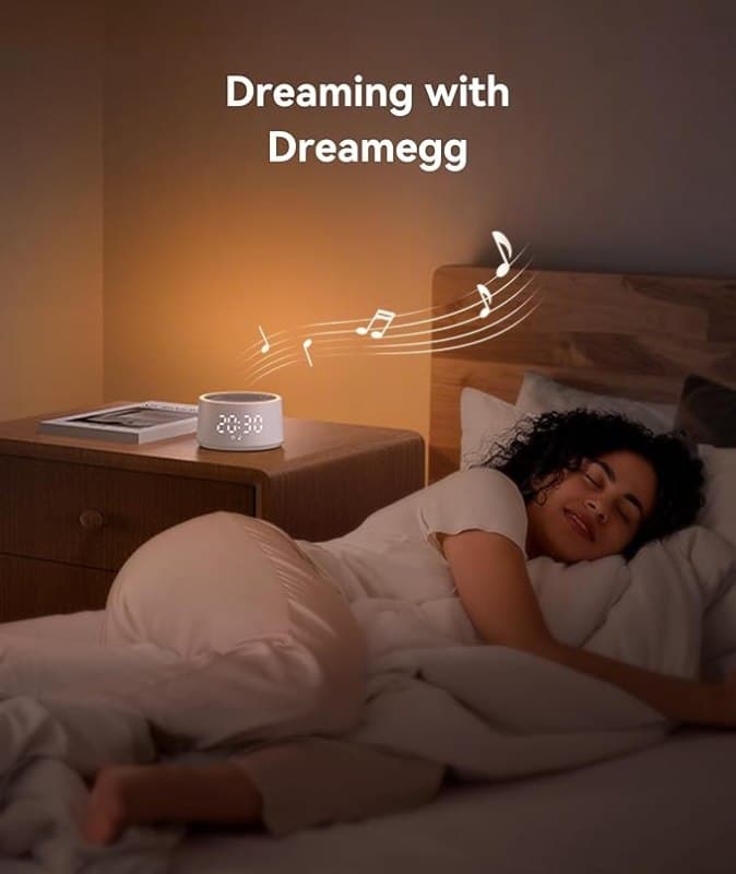 دستگاه نویز سفید Dreamegg مدل D1 ساعت زنگ دار و چراغ خواب — تصویر ۷