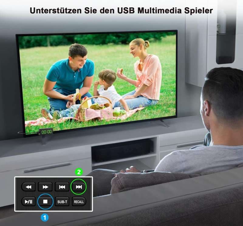 گیرنده دیجیتال تلویزیون Dcolor DVB-S/S2 صدای دالبی دیجیتال Nano HDMI Full HD 1080P — تصویر ۲
