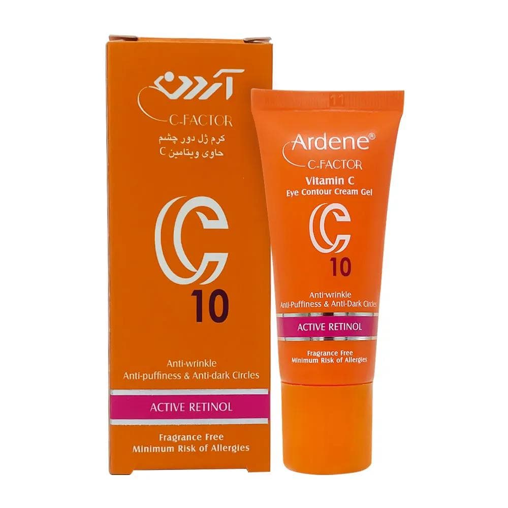 ژل کرم سی فکتور دور چشم C10 آردن — تصویر ۵