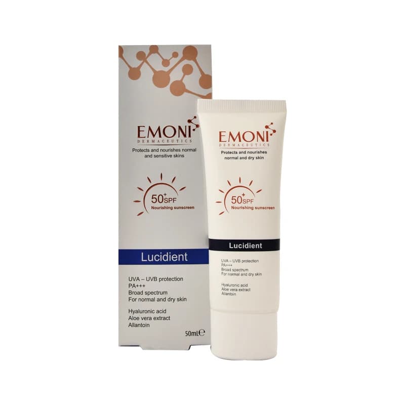 کرم ضد آفتاب لوسیدینت SPF50 (بی رنگ)