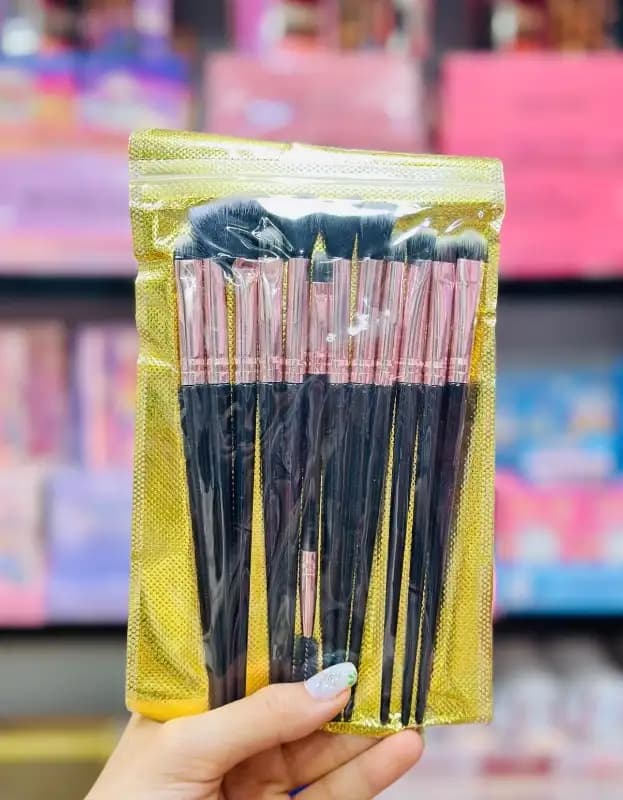 براش آرایشی 12 تیکه بسته ۱۲عددی — تصویر ۳