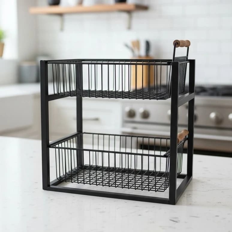 نظم دهنده کابینت عروس نوین مدل تندیس دو طبقه — تصویر ۴