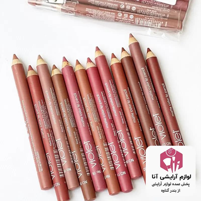 رژلب مدادی تراش دار (بسته 12 عددی)