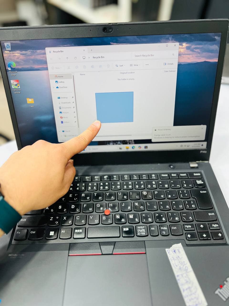 لپ تاپ استوک لنوو مدل LENOVO THINKPAD P14S i7-1165G7 16GB 512GB 4GB T500 — تصویر ۵