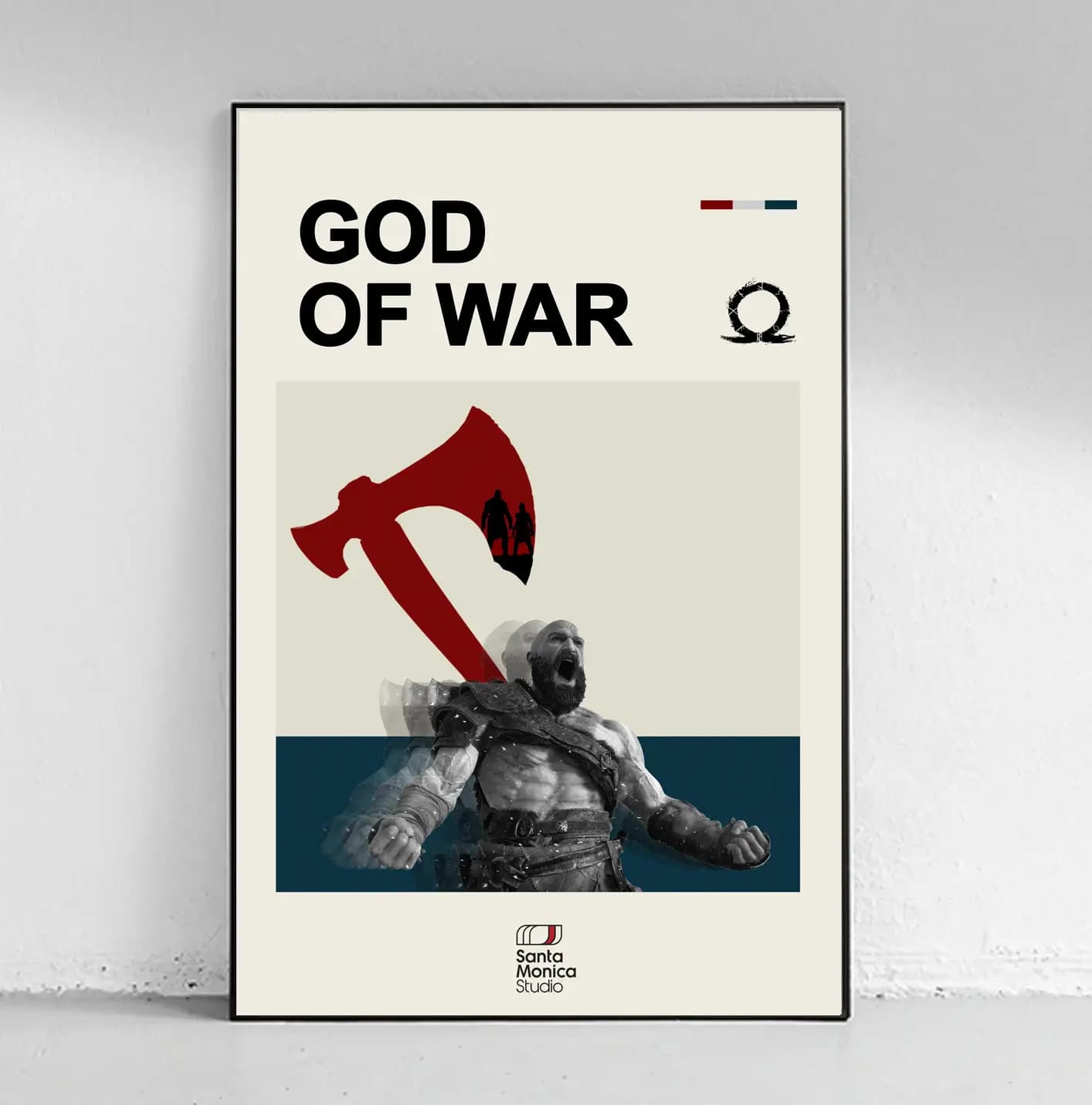 پوستر و تابلو گیمینگ طرح God of War (2)