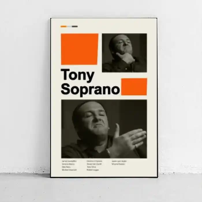 پوستر و تابلو مینیمال طرح Tony Soprano (2)