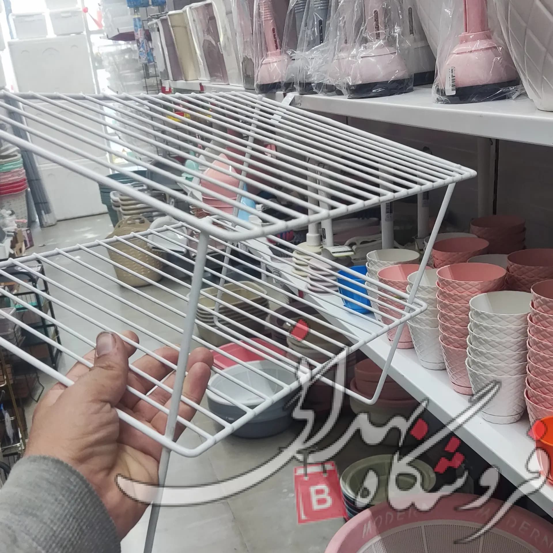 راف 2 طبقه ضخیم سفید — تصویر ۳