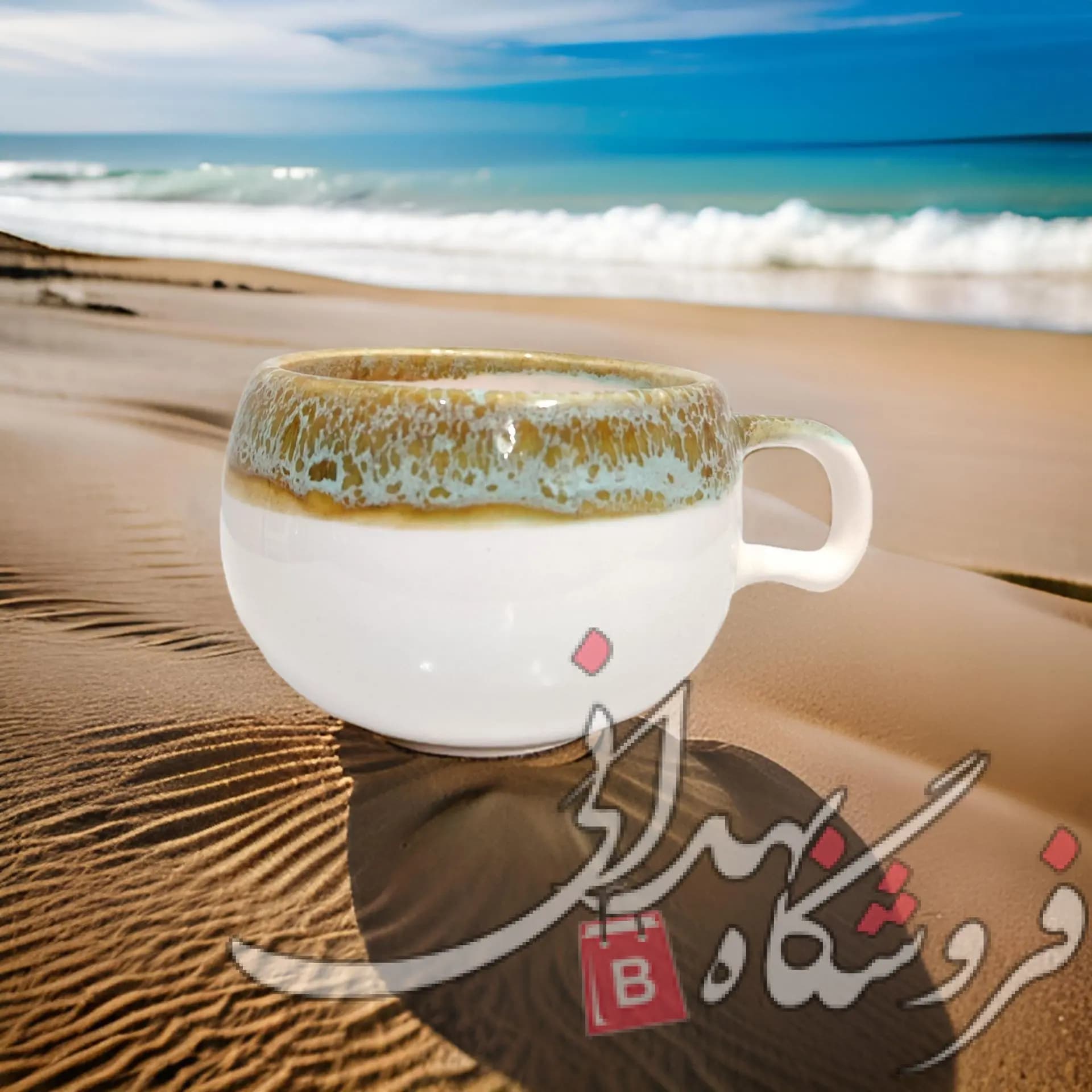 ماگ سرامیکی کپل رنگی — تصویر ۲