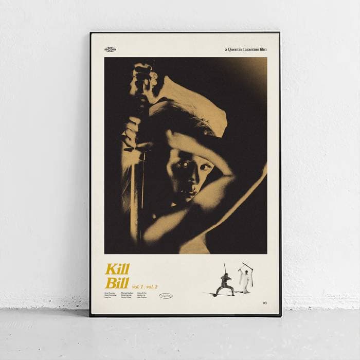 پوستر و تابلو مینیمال طرح Kill Bill