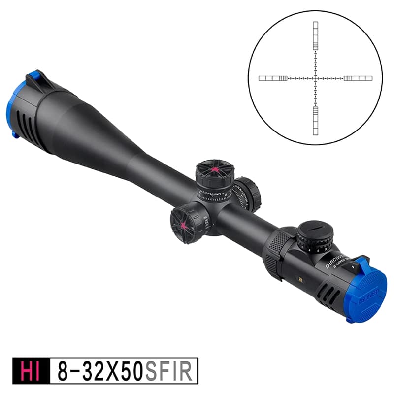 دوربین تفنگ دیسکاوری اچ آی 50*32-8 اس اف آی آر