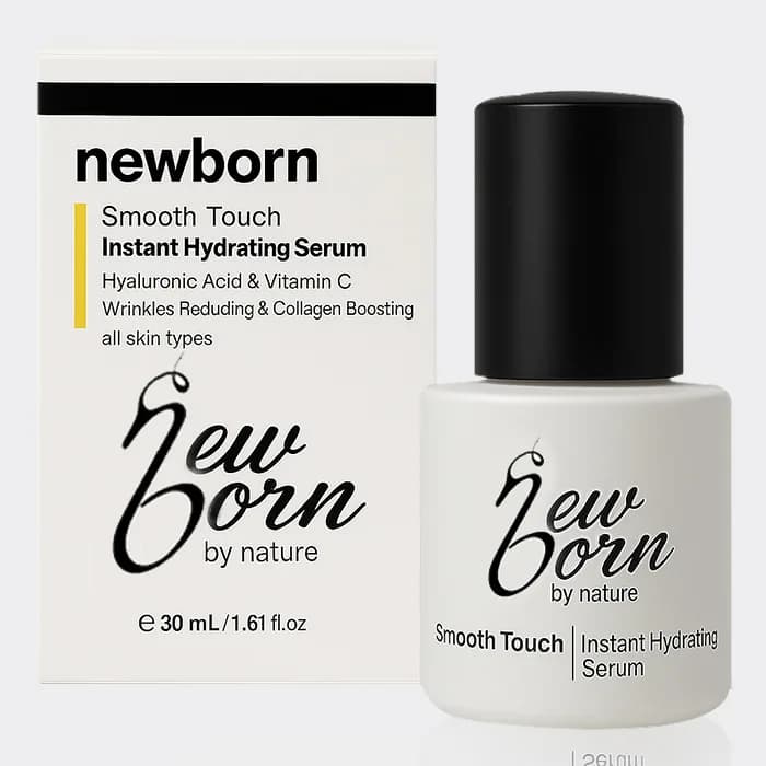 سرم آبرسان و روشن کننده قوی نیوبرن Newborn Smooth Toch Instant Hydrating Serum 30ml — تصویر ۲